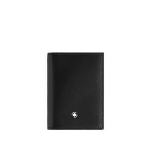 Montblanc Black/Blue Leather Card Holder - NWT